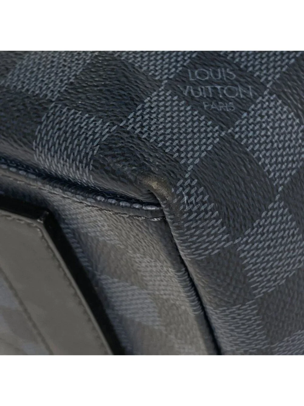 Louis Vuitton Tote Bag NS 2-Way Damier Cobalt Blue Black